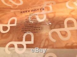 Saks Potts Transparent PVC Tote monogram print bag clear plastic summer white SP