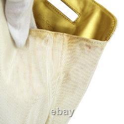 Salvatore Ferragamo Gancini Chain Shoulder Bag Clear Plastic 215263 BT17403
