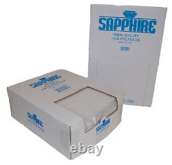 Sapphire Polythene Poly Plastic Food Storage Bags Plain Clear 500 Gauge 9 Sizes