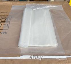 Self Adhesive Peel & Seal Clear Plastic 200 Bags 30 x 22 1.5 InLip Packing