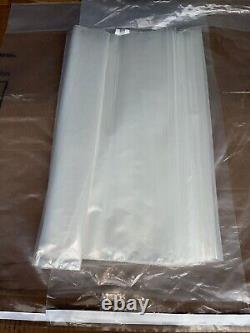 Self Adhesive Peel & Seal Clear Plastic 200 Bags 30 x 22 1.5 InLip Packing