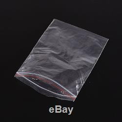 Small Clear Plastic Poly Grip Self Seal Resealable Zip Lock Bags Jewellery
