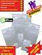Small & Large Clear Plastic Press Grip Seal Poly Bags Resealable Food Safe All