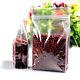 Stand Up Clear Plastic Side Gusset Bags Zip Lock Resealable Packaging Pouches