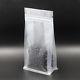 Stand Up Frosted Clear Side Gusset Bag Plastic Zip Lock Food Package Pouch Bags