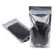 Stand Up Plastic Aluminum Foil Bags Front Clear Mylar Zip Lock Pouch With Window