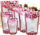 Stand Up Plastic Ziplock Grip Seal Food Pouch With Red Flower Printed Clear Bag