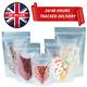 Stand Up Pouch Clear Zipper Lock Food Bags Grip Heat Seal Food Packaging Pouch