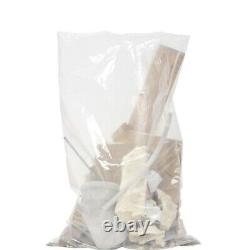 Strong Duty Clear Plastic Rubble Sacks (builders Bags) 24 X 36