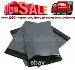 Strong Grey Self Seal Poly Postal Mailing Bags Quality Plastic Postage Mailers