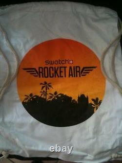 Swatch Special Rocket Air Thoune 2016, Special Sleeve, Strap + Loop + Extra Bag