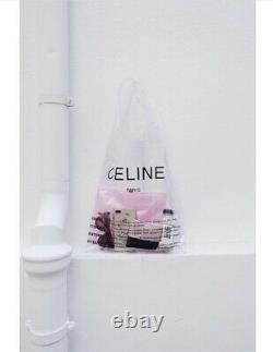 THE CELINE SOLO PVC RUNWAY 2018 CLEAR PLASTIC BAG TOTE, Phoebe Philo Icon