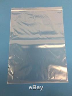 Top Quality 1,000 12X16 Clear Reclosable Plastic Zip Lock Bags 2mil Ziplock