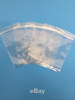 Top Quality 8,000 4X7 Clear Reclosable Plastic Zip Lock Bags 2mil Ziplock Bag