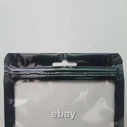 Transparent packaging ziplock bags Clear plastic Mylar hole Retail Zip Lock foil
