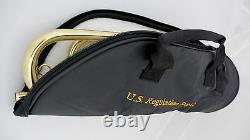 U. S. Regulation Bugle(tm) Nickel Silver with Bag, Mouthpiece and Book