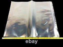 ULINE 16 x 18 Reclosable Resealable Zip Top Lock Clear Plastic Bags 6ML