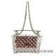 Valentino Rock Studs 2way Spike Chainshoulder Bag Clear X Gold Plastics Wome