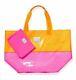 Victorias Secret Pink Xx Lg Clear Neon Jelly Tote Beach Bag Withwallet Duffle Nwt