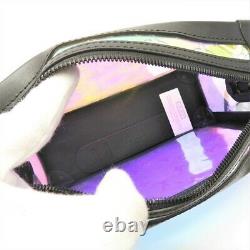 Vuitton Monogram Soft Trunk M55932 Shoulder Bag Prism Rainbow Clear Black With Bag
