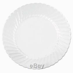 WNA Inc CW10144 Classicware Plates, Plastic, 10.25 In, Clear, 18/bag, 8