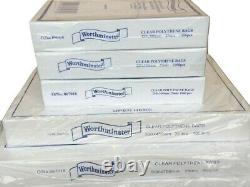 WORTHMINSTER Clear Plastic Food Use 100G Poly Boxed Bags SandwichSnackCraft