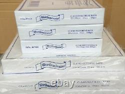 WORTHMINSTER Clear Plastic Food Use 100G Poly Boxed Bags SandwichSnackCraft