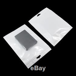 White Clear Plastic Retail Package Bag Gift Food Pouch Heat Seal Packing Bags