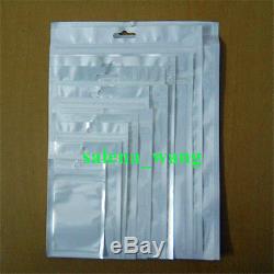 White Clear Plastic Retail Pearl Ziplock Packaging Hanging Bag Accessories