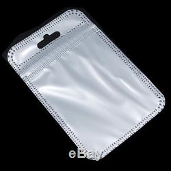 White Grip Self Press Seal Resealable Poly Polythene Zip Lock Plastic Bags Pouch