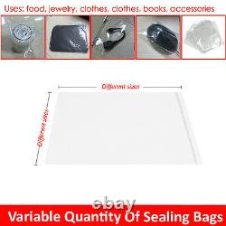 Wholesale Heat Sealer Bags Poly Plastic Clear Seal Bag Sizes Film Food Saver