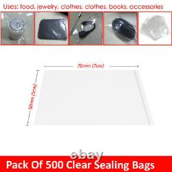 Wholesale Heat Sealer Bags Poly Plastic Clear Seal Bag Sizes Film Food Saver