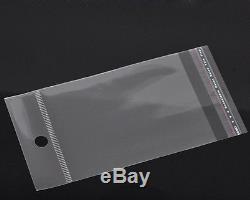 Wholesale Lots Clear Self Adhesive Seal Plastic Bags 13.5x7cm Usable 9cmx7cm