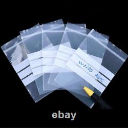 Write on Panel Resealable Plastic Grip Seal Bags Small to Large All Sizes