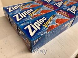 ZIPLOC Vacuum Bag Refills Quart Size Freezer 72 Bags BRAND NEW For Use With Pump