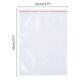 Zip Lock Bags Resealable Plastic Packaging Poly 200pcs 4x6 10x15 Jewelry Clear