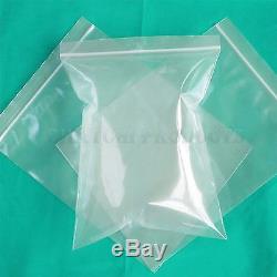 Zip Seal Bags Clear Plastic Zip Lock Food & Freezer Grip Self Seal