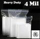 Zip Seal Plastic Bags Heavy Duty 4mil Clear Reclosable Top Lock Baggies 4 Mil